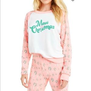WILDFOX MAUI CHRISTMAS FIONA CREW Sweatshirt
